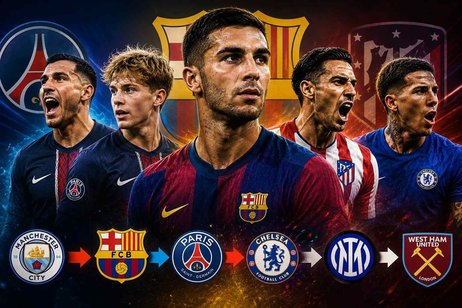 Weekend Transfer Roundup: Rodri Finally Moves, PSG Raid Barcelona and Manchester City Have a Problem